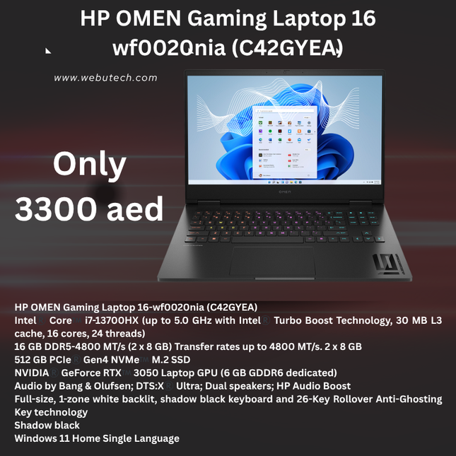 HP OMEN Gaming Laptop 16 wf0020nia (C42GYEA)