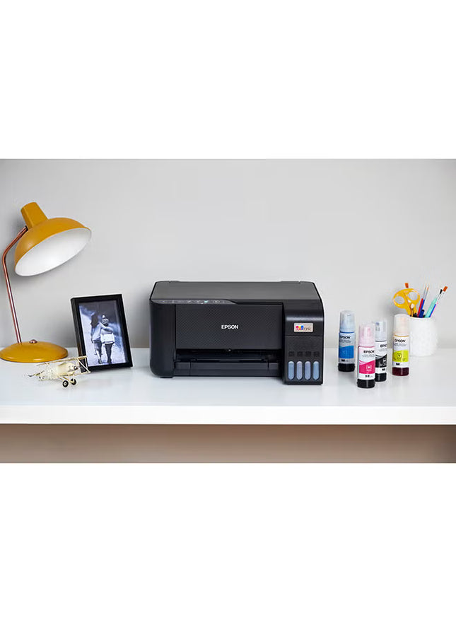 Epson EcoTank L3252 A4 Colour 3-in-1 Printer with Wi-Fi – Black