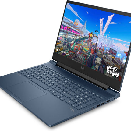 Victus Gaming Laptop 16-R1012NIA, 16-inch FHD IPS 144Hz Display, Intel Core i7-14700HX, 16GB, 512GB SSD, RTX 4050 6GB, Backlit ENG KB, FreeDOS, Blue | A7KC3EA #BH5