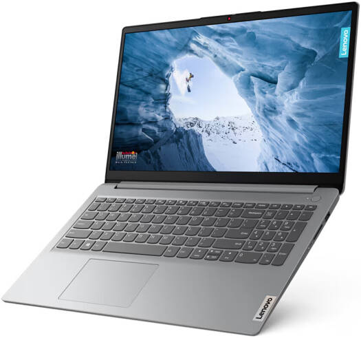 Lenovo IdeaPad 1i , 15IJL7 Laptop, 15.6" FHD Display, Intel Celeron N4500 CPU, 8GB RAM, 256GB SSD, English UK Keyboard, FreeDos, Cloud Grey