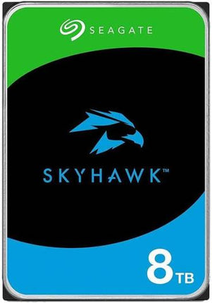 Seagate SkyHawk 8TB Surveillance Hard Drive – SATA III, 256MB Cache, 5400 RPM, 64-Camera Support | ST8000VX010