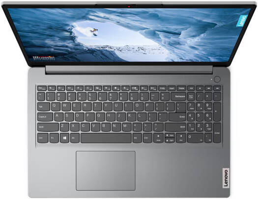 Lenovo IdeaPad 1i , 15IJL7 Laptop, 15.6" FHD Display, Intel Celeron N4500 CPU, 8GB RAM, 256GB SSD, English UK Keyboard, FreeDos, Cloud Grey