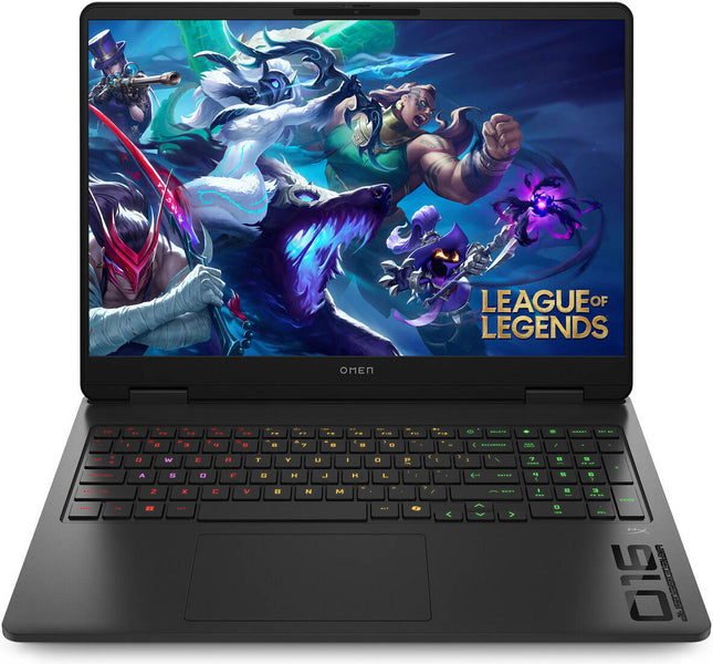 HP OMEN 16-ap0053dx Gaming Laptop, 16" 2K IPS 144Hz Display, AMD Ryzen 9 8940HX, 32GB RAM, 1TB SSD, GeForce RTX 5060 8GB, English Keyboard, Win11, Shadow Black | BP1Q1UA