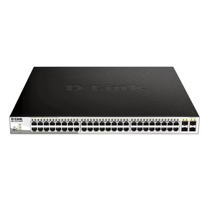 D-Link DGS-1210-52MPP 52-Port Gigabit Smart Managed PoE Switch – Black