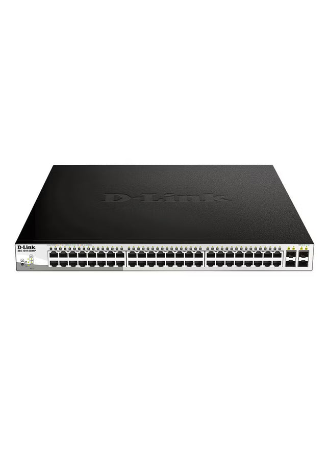D-Link DGS-1210-52MPP 52-Port Gigabit Smart Managed PoE Switch – Black