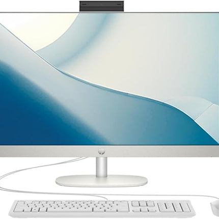 Newest HP All-in-One 24-inch Desktop Pc, 13th Generation Intel Core i7-1355U processor| 16GB DDR4 RAM| 512GB NVMe SSD| 23.8” FHD Display | Windows 11 | Shell White