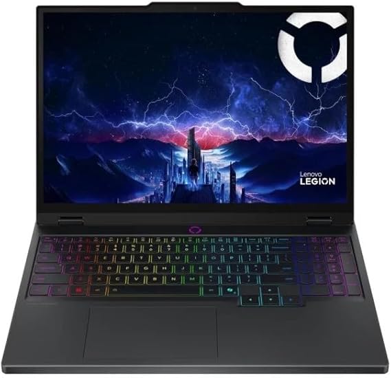 Lenovo Legion 5 15IRX10 Gaming Laptop with Intel Core i7-14700HX, 16GB RAM, 1TB SSD, RTX 5050 8GB GPU, 15.1-inch WQXGA OLED 165Hz Display – Eclipse Black