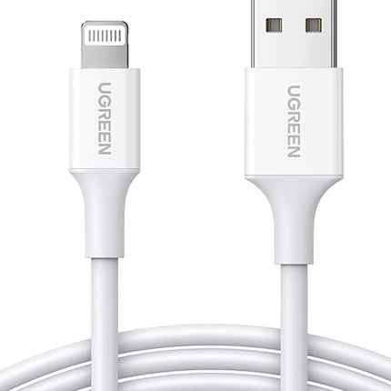 UGREEN iPhone Charger Cable 1M [MFi Certified] Lightning Cable 2.4A, USB A to Lightning Cord Power Delivery PD 20W, Compatible for iPhone 14/14 Pro/Plus/Pro Max,