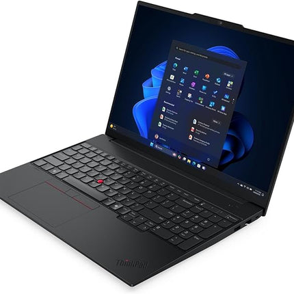 Lenovo ThinkPad E16 Gen 3 Laptop – Intel Core Ultra 7 256V, 16GB RAM, 512GB SSD, 16” WUXGA, DOS, Eng/ARB Keyboard | 22AY0016GR