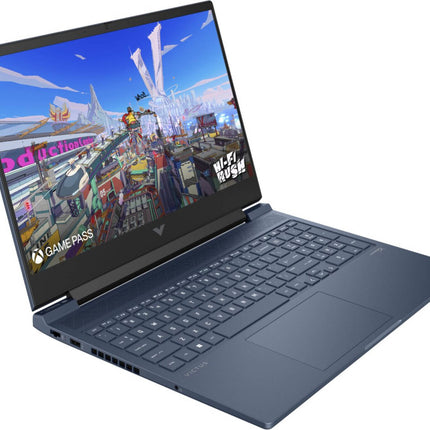 Victus Gaming Laptop 16-R1012NIA, 16-inch FHD IPS 144Hz Display, Intel Core i7-14700HX, 16GB, 512GB SSD, RTX 4050 6GB, Backlit ENG KB, FreeDOS, Blue | A7KC3EA #BH5
