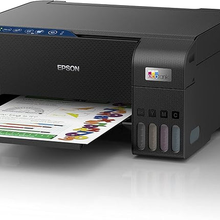Epson EcoTank L3252 A4 Colour 3-in-1 Printer with Wi-Fi – Black