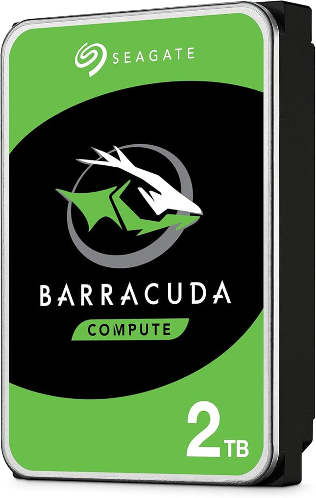 Seagate Barracuda 2 TB internal Hard Drive HDD, 3.5 Inch, 7200 U/Min, 256 MB Cache, SATA 6 Gb/s, Modellnr.: ST2000DM008