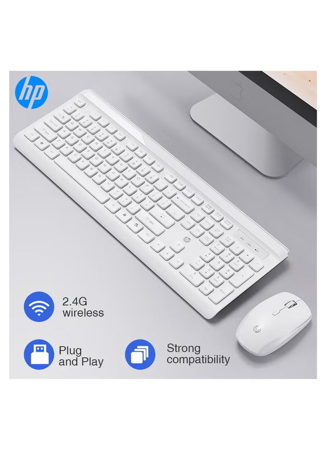 HP CS500 Wireless Keyboard and Mouse Combo White – UAE