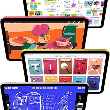 Apple iPad 11-inch: A16 chip, 11-inch Model, Liquid Retina Display, 128GB, Wi-Fi 6, 12MP Front/12MP Back Camera, Touch ID, All-Day Battery Life