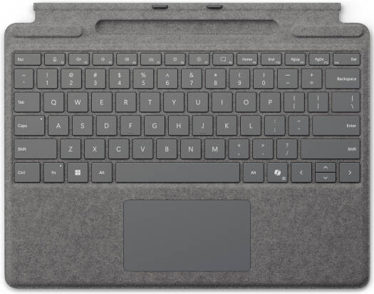 Microsoft Surface Pro Keyboard 11th Edition with Pen Storage – Platinum | UAE