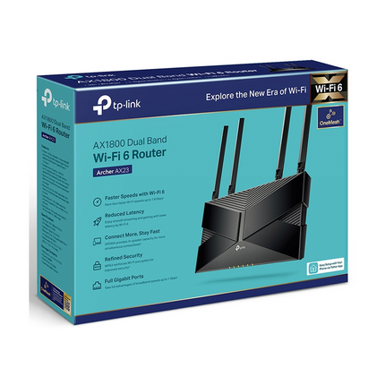 TP-Link Archer AX1800 Dual-Band Wi-Fi 6 Router (ARCHER-AX23)