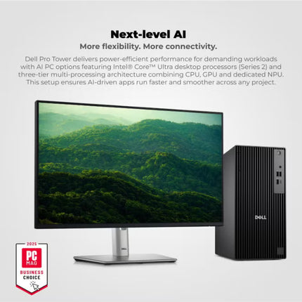 Dell Pro Tower QCT1250 Desktop – Intel Core i7-14700, 16GB DDR5, 512GB SSD, Windows 11 Pro