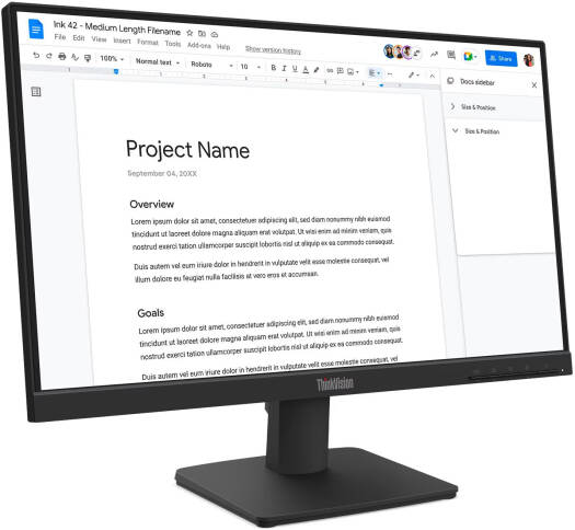 Lenovo ThinkVision S22-4e 21.5" IPS FHD Monitor | 100Hz | HDMI + VGA