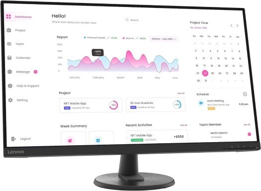 Lenovo D32-40 31.5-Inch Full HD Flat Monitor