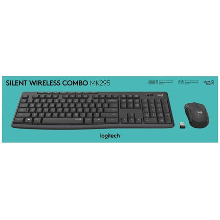 Logitech MK295 Silent Wireless Keyboard & Mouse Combo – Arabic Layout, Graphite | UAE