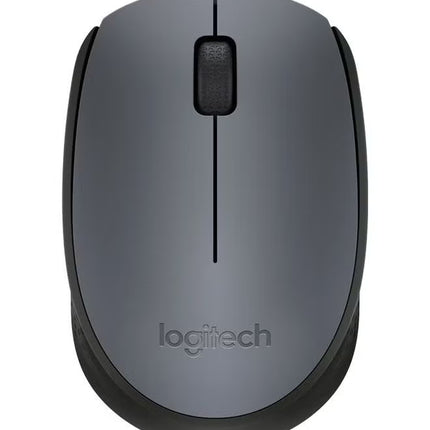 Logitech M170 Wireless Mouse Grey/Black Top view