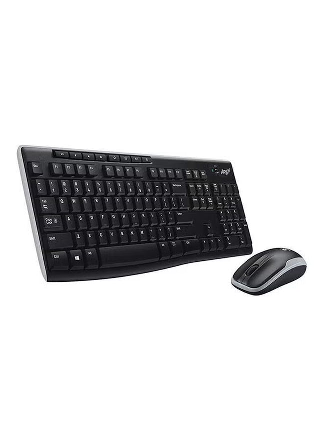 Logitech MK270 Wireless Combo Keyboard and Mouse, English Arabic Layout
