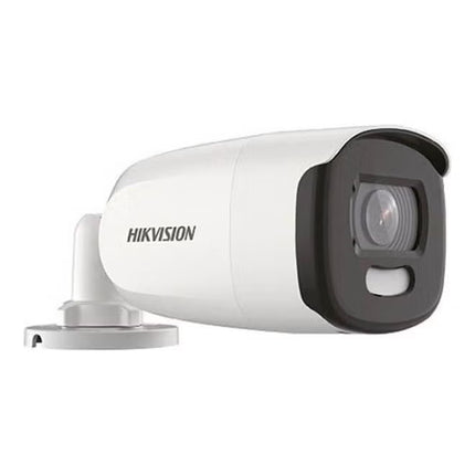HikVision 2.8mm 2MP ColorVu HD-TVI Mini Bullet Camera, Full-Time Color Night Vision, Built-in White Light (Up to 20m), IP67 Weatherproof, 12V DC, WDR, DNR, BLC | DS-2CE10DF0T-PF