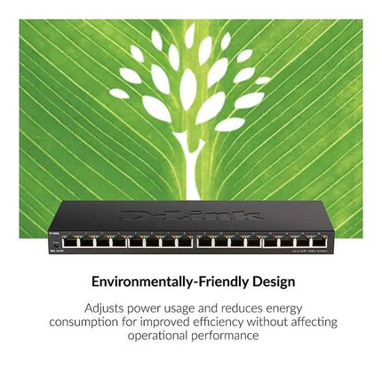 D-Link Switch DGS-1016S 16 Port Black