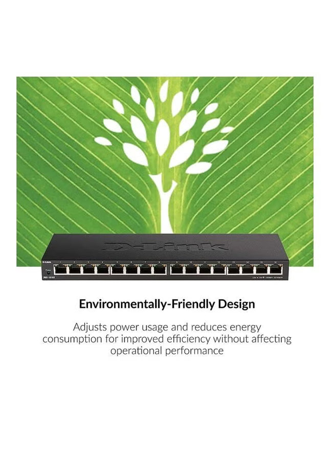 D-Link Switch DGS-1016S 16 Port Black