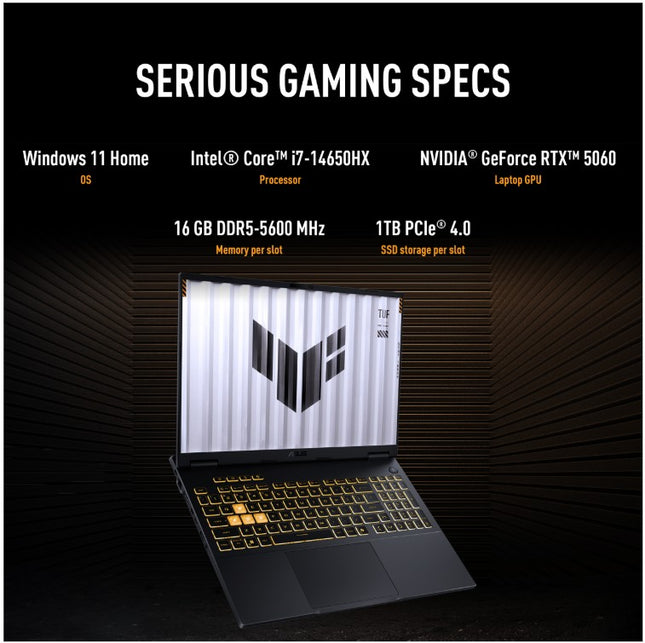 ASUS TUF 16 inch gaming laptop Dubai