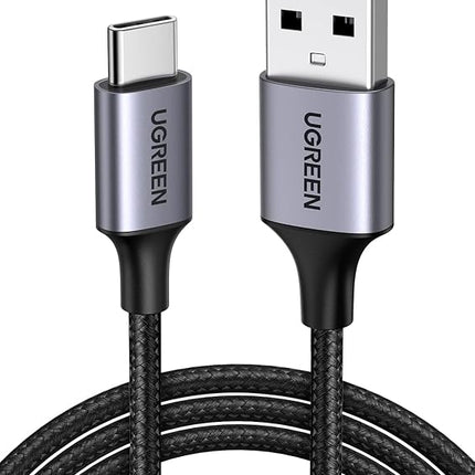 UGREEN Type C Cable 1M USB C Cable Nylon Braided Fast Charging USB-C Cord for IPhone,RedMi,Huawei ipad, honor, samsung, oppo