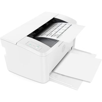 White label printer with a label on a white background
