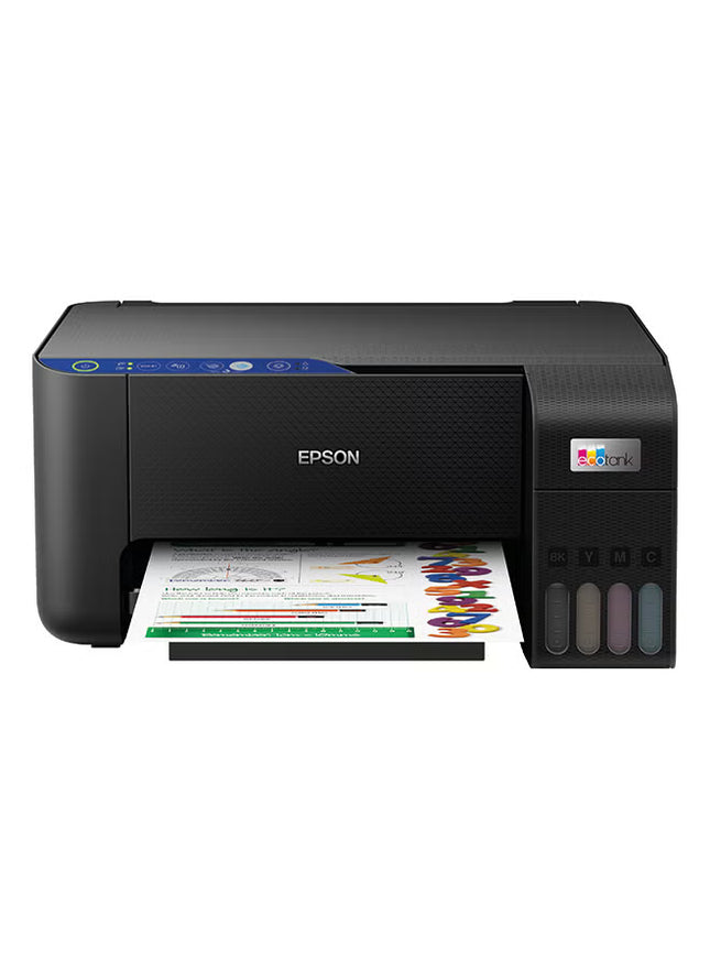 Epson EcoTank L3252 A4 Colour 3-in-1 Printer with Wi-Fi – Black