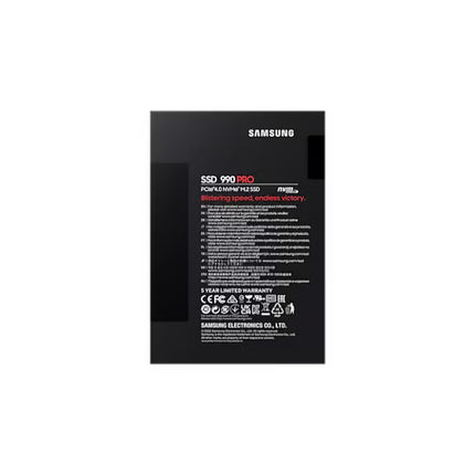 Samsung 990 Pro 2 TB NVMe M.2 Internal SSD, PCIe Gen 4.0 x4, NVMe 2.0 Interface, 7450 MB/s Sequential Read Speed, 6900 MB/s