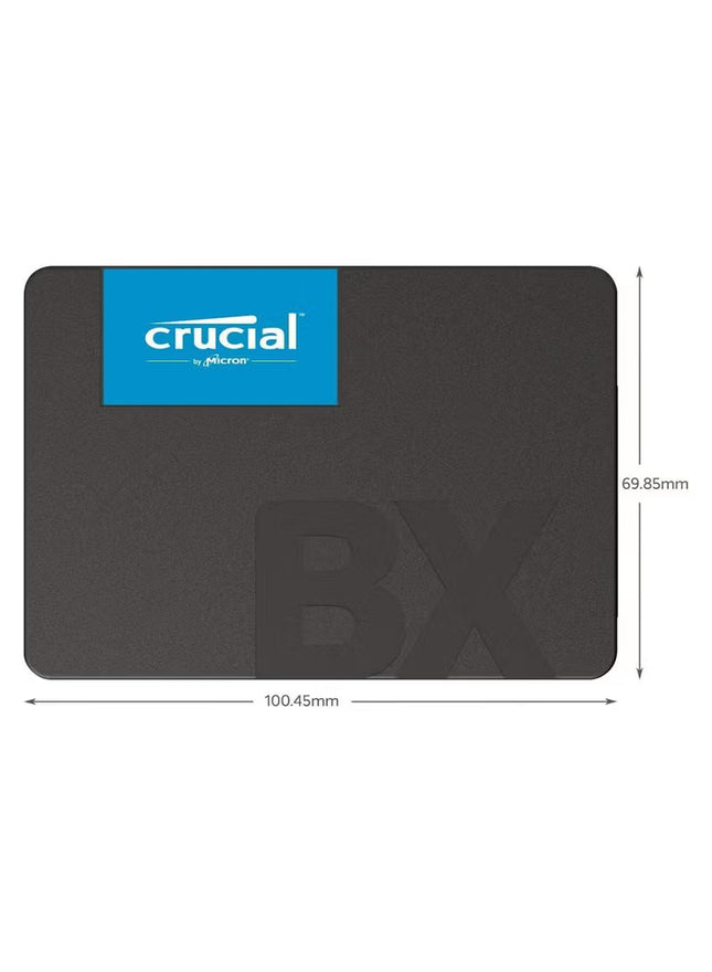 Crucial BX500 500GB SATA 2.5" Internal SSD – CT500BX500SSD1 (Black)