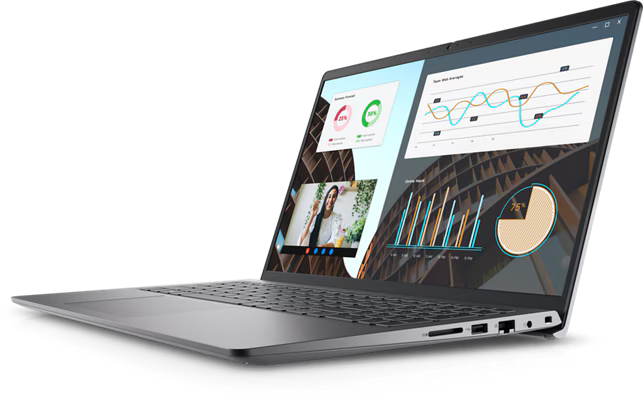 Dell Vostro 3530 Laptop (2023) | 15.6" 1920x1080 FHD | Core i7-1355U - 1TB SSD Hard Drive - 32GB RAM | 10 cores 1.70 @ 5 GHz Win 11 Pro Black